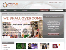 Tablet Screenshot of karmatube.org